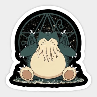 Snorthulhu Cthulhu Sticker